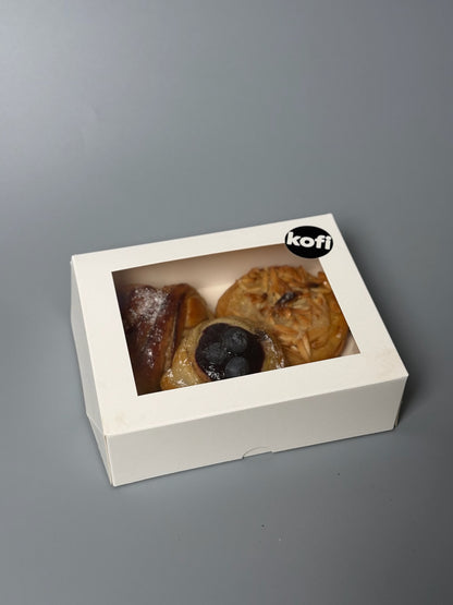kofi-Date Gebäckbox (3 Sauerteig-Teile deiner Wahl)