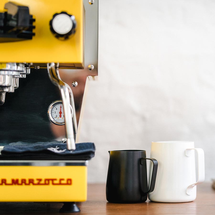 Rhino Teflon Milk Pitcher 12oz-360ml  Black-2